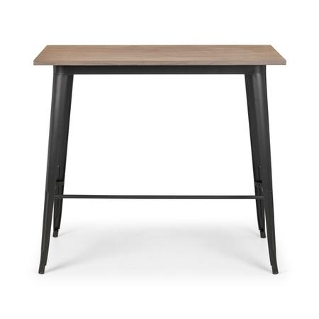 Solid Wood Bar Table and Stools Set - Seats 2 - Grafton