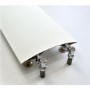Accuro Korle White Aluminium Radiator - 2000 x 280mm