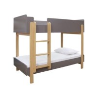 Grey and Oak Bunk Bed - Hero - LPD Grey and Oak Bunk Bed - Hero - LPD