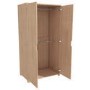 2 Door Wardrobe With Oak Finish