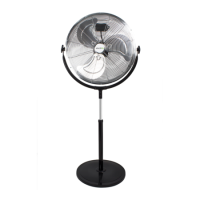 electriQ 16 Inch High Velocity Pedestal Fan - Black electriQ 16 Inch High Velocity Pedestal Fan - Black