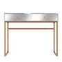 Mirrored Dressing Table with 2 Drawers - Lola