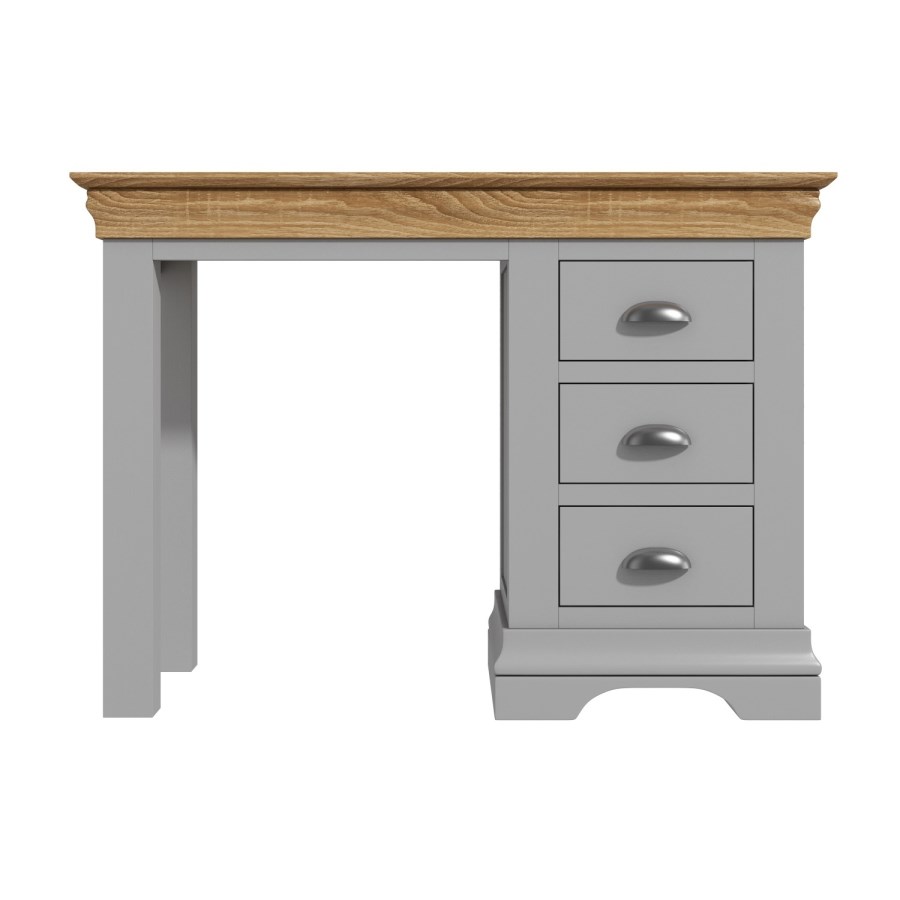 GRADE A1 - Loire Grey and Oak Dressing Table