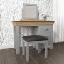 GRADE A1 - Loire Grey and Oak Dressing Table