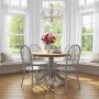 Windsor Dining Chairs in Grey Wood Set of 2 - Rhode Island