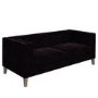 Bailey Velvet 3 Seater Sofa in Dark Aubergine