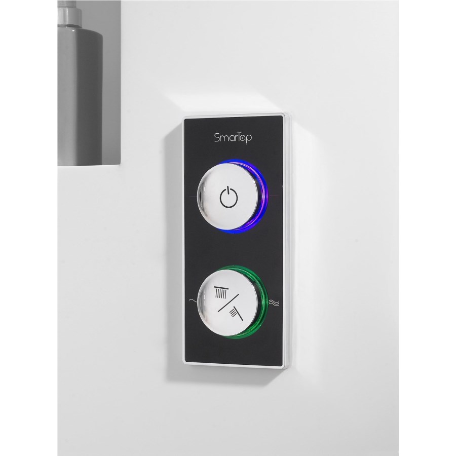 GRADE A1 - SmarTap Smart Shower System with Black Dual Controller