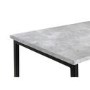 Grey Concrete Effect Desk with Shelves - Staten - Julian Bowen