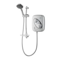 GRADE A1 - Triton Showers Thermostatic Power Shower - Satin GRADE A1 - Triton Showers Thermostatic Power Shower - Satin