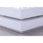 High Gloss White Coffee Table with LED Lighting - Tiffany Range