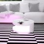 High Gloss Round White Coffee Table - Tiffany Range