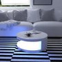 High Gloss Round White Coffee Table - Tiffany Range