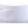 High Gloss Round White Coffee Table - Tiffany Range
