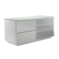 UKCF Paris Gloss White and white TV Cabinet - Up to 42 Inch UKCF Paris Gloss White and white TV Cabinet - Up to 42 Inch