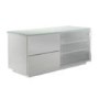 UKCF Paris Gloss White and white TV Cabinet - Up to 42 Inch