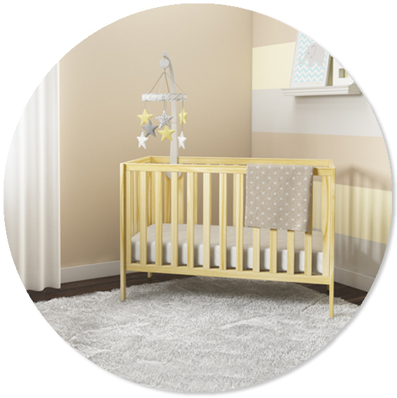 Orla & Isaac pine cot