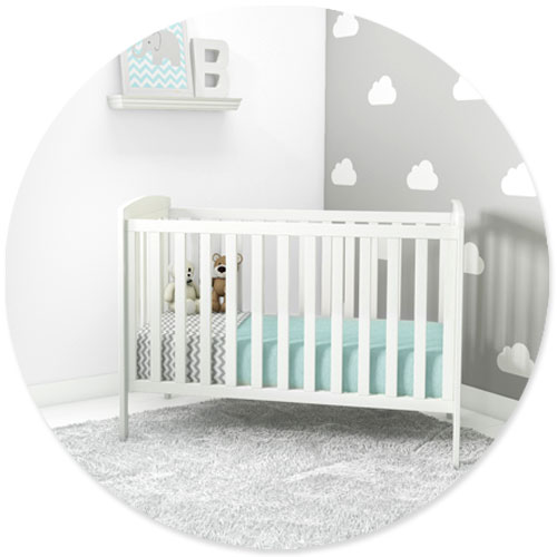 Orla & Isaac ivory cot