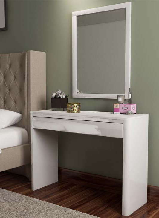 Lexi white dressing table