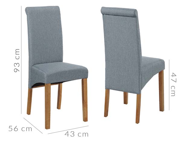 New Haven dining chair dimensions