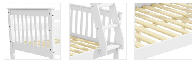 Oxford off-white double bunk detail