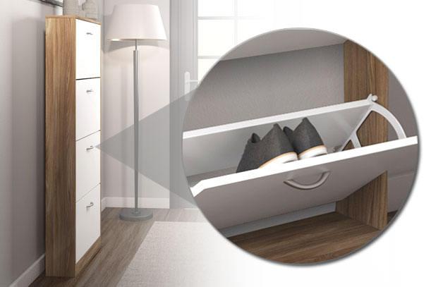 Torino shoe cabinet detail