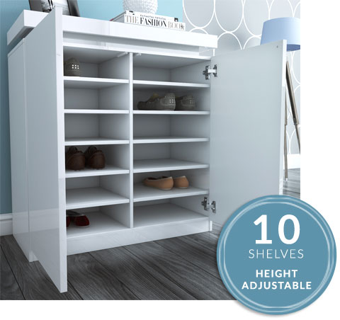 height adjustable shelving