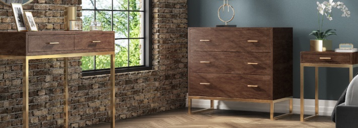 Aubrey Mid Century Bedroom Furniture