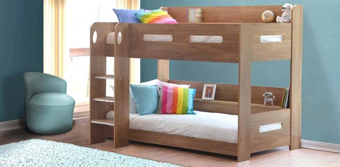 Sky bunk bed white