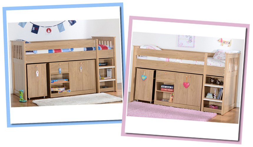 Merlin boys and girls roomset